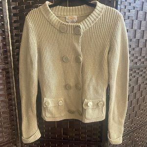 Double Breasted Knit Cardigan